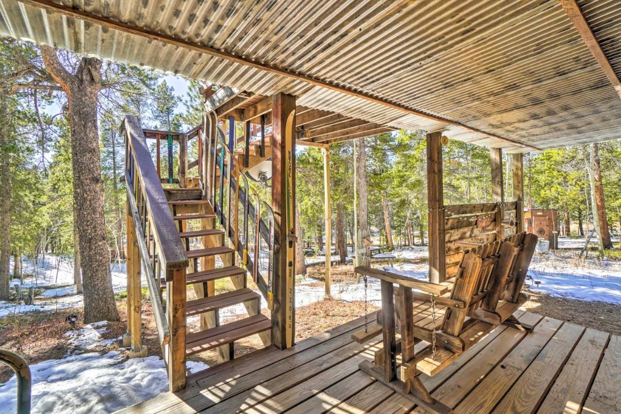 Secluded Black Hawk Log Cabin With Fire Pit! Exteriér fotografie