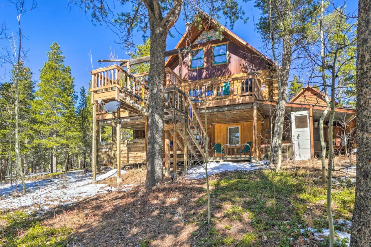 Secluded Black Hawk Log Cabin With Fire Pit! Exteriér fotografie